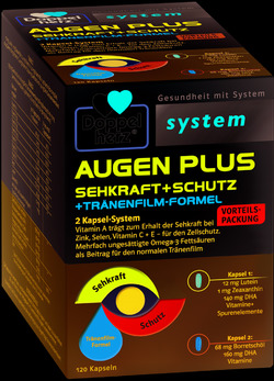 DOPPELHERZ Augen plus Sehkraft+Schutz system Kaps.