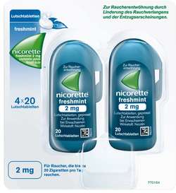 NICORETTE freshmint 2 mg Lutschtabletten gepresst