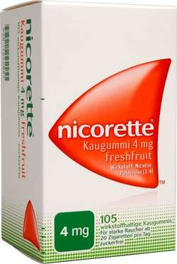 NICORETTE Kaugummi 4 mg freshfruit