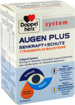DOPPELHERZ Augen plus Sehkraft+Schutz system Kaps.