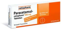PARACETAMOL-ratiopharm 500 mg Tabletten