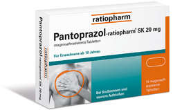 PANTOPRAZOL-ratiopharm SK 20 mg magensaftres.Tabl.