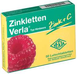 ZINKLETTEN Verla Himbeere Lutschtabletten