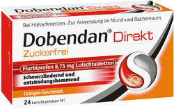 DOBENDAN Direkt zuckerfrei Flurbiprofen 8,75mg Lut