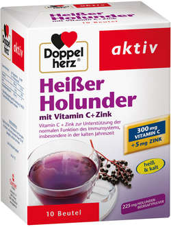 DOPPELHERZ heißer Holunder m.Vit.C+Zink Granulat