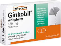 GINKOBIL-ratiopharm 120 mg Filmtabletten
