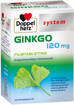 DOPPELHERZ Ginkgo 120 mg system Filmtabletten