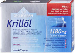 GESUNDFORM Krillöl 1180 mg Antarktis Kapseln