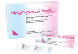 MYKOFUNGIN 3 Kombi 200 mg Vaginaltab.+10 mg/g Cre.
