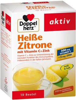 DOPPELHERZ heiße Zitrone Vitamin C+Zink Granulat