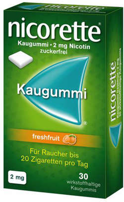 NICORETTE Kaugummi 2 mg freshfruit