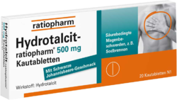 HYDROTALCIT-ratiopharm 500 mg Kautabletten