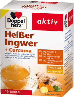 DOPPELHERZ heißer Ingwer+Curcuma Beutel