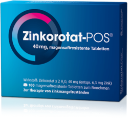 ZINKOROTAT POS magensaftresistente Tabletten