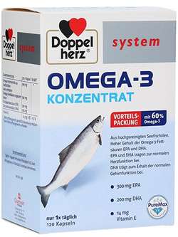 DOPPELHERZ Omega-3 Konzentrat system Kapseln