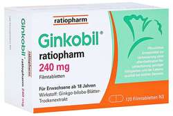 GINKOBIL-ratiopharm 240 mg Filmtabletten