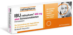 IBU-RATIOPHARM 400 mg akut Schmerztbl.Filmtabl.