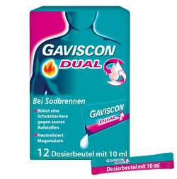 GAVISCON Dual 500mg/213mg/325mg Susp.z.Einn.Btl.