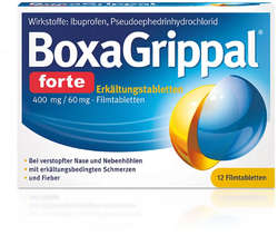 BOXAGRIPPAL forte Erkältungstab. 400 mg/60 mg FTA