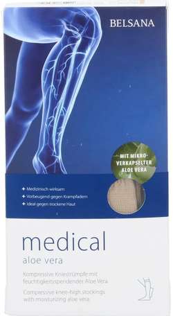 BELSANA med aloe AD Gr.M Gr.36-38 beige