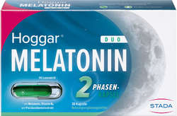 HOGGAR Melatonin DUO Einschlaf-Kapseln