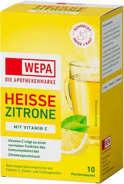 WEPA heiße Zitrone+Vitamin C Pulver