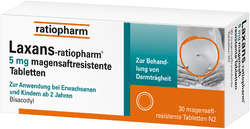 LAXANS-ratiopharm 5 mg magensaftres.Tabletten