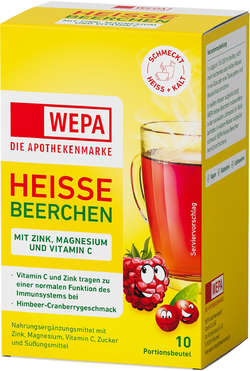 WEPA heiße Beerchen+Vit.C+Zink+Magnesium Pulver