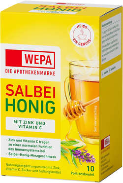 WEPA Salbei+Honig+Vitamin C+Zink Pulver