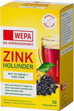 WEPA Zink Holunder+Vit.C+Zink Pulver