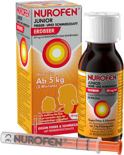 NUROFEN Junior Fieber-u.Schmerzsaft Erdbe.40 mg/ml