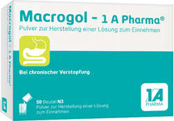 MACROGOL-1A Pharma Plv.z.Her.e.Lsg.z.Einnehmen