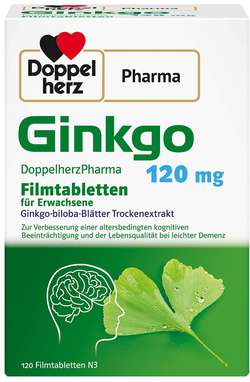 GINKGO DOPPELHERZPHARMA 120 mg Filmtabletten