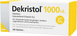 DEKRISTOL 1.000 I.E. Tabletten