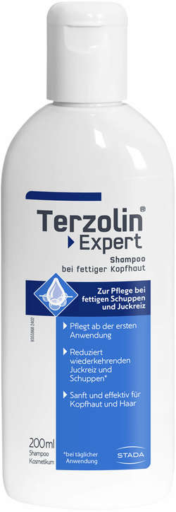 TERZOLIN Expert Shampoo bei fettiger Kopfhaut