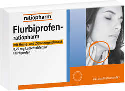 FLURBIPROFEN-ratio.m.Honig-u.Zitroneng.8,75mg Lut.