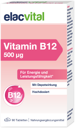 ELACVITAL Vitamin B12 500 µg Filmtabletten