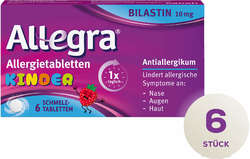 ALLEGRA Allergietabletten Kinder 10 mg Schmelztab.