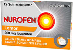NUROFEN 200 mg Schmelztabletten Lemon