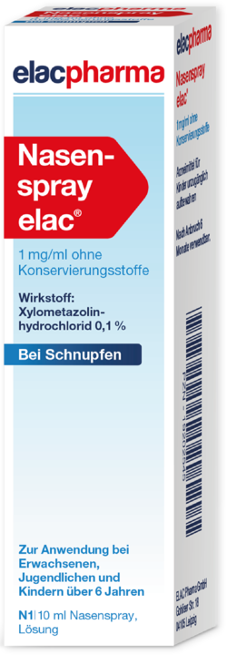 NASENSPRAY elac 1 mg/ml ohne Konservierungsstoffe
