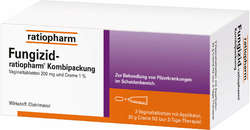 FUNGIZID-ratiopharm 3 Vag.-Tbl.+ 20g Creme