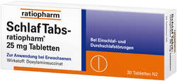 SCHLAF TABS-ratiopharm 25 mg Tabletten