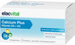 ELACVITAL Calcium Plus Vitamin D3+K2 Kombipackung