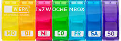 WEPA 1x7 Wochenbox UV-Schutz+ Regenbogen