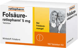 FOLSÄURE-RATIOPHARM 5 mg Tabletten
