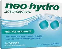 NEO-HYDRO Lutschtabletten Menthol zuckerfrei
