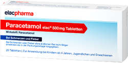 PARACETAMOL elac 500 mg Tabletten
