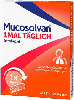 MUCOSOLVAN 1mal täglich Retardkapseln