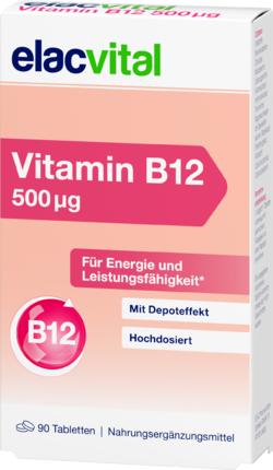 ELACVITAL Vitamin B12 500 µg Filmtabletten