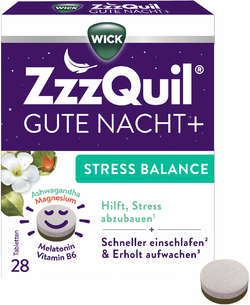 WICK ZzzQuil Gute Nacht+ Stress Balance